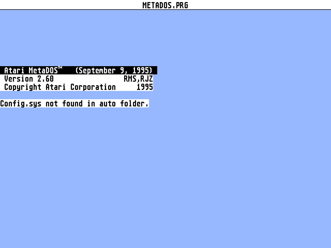 MetaDOS — screenshot 1